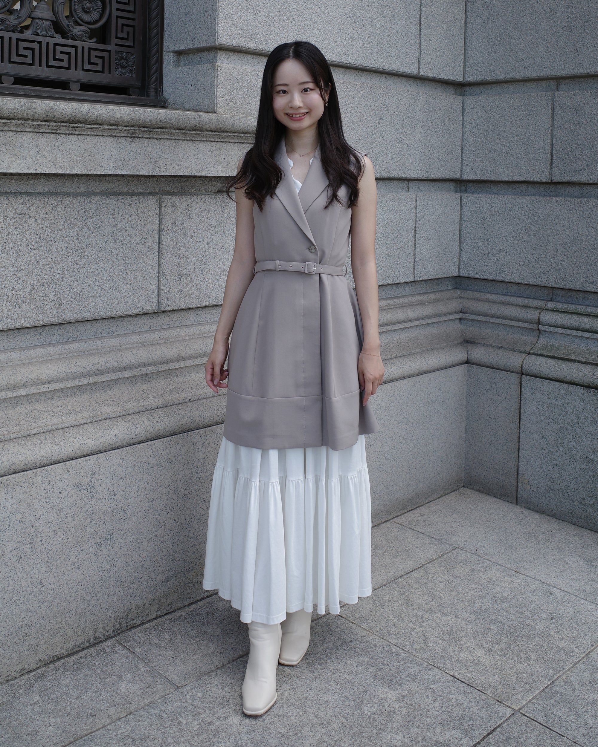 40%OFF】ノースリーブトレンチミニワンピース – La lune