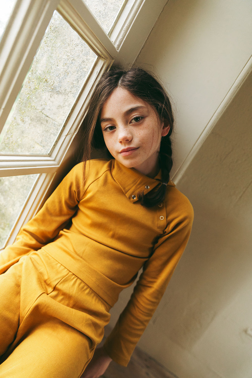 SNAP TURTLENECK, MUSTARD – Lali