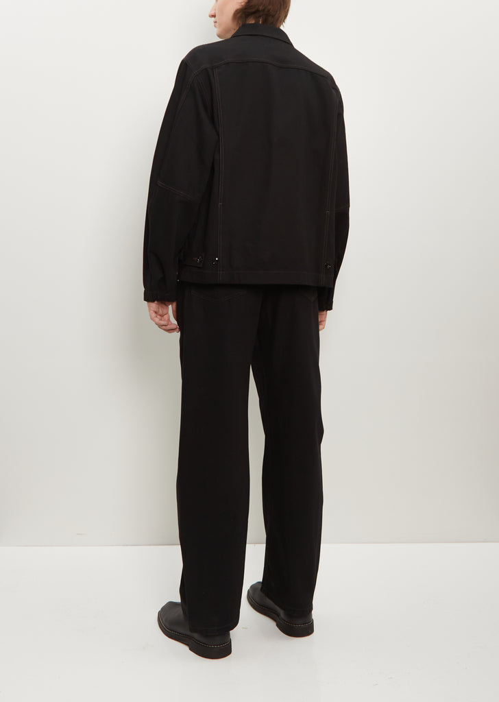 Boxy Jacket — Black – La Garçonne