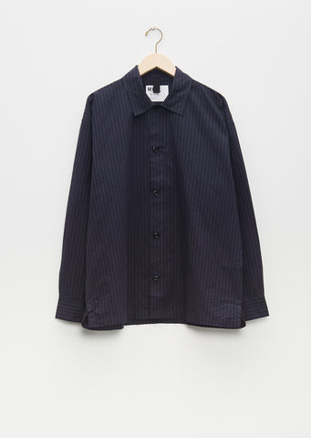 Simple Shirt Thin Stripe Cotton – La Garçonne