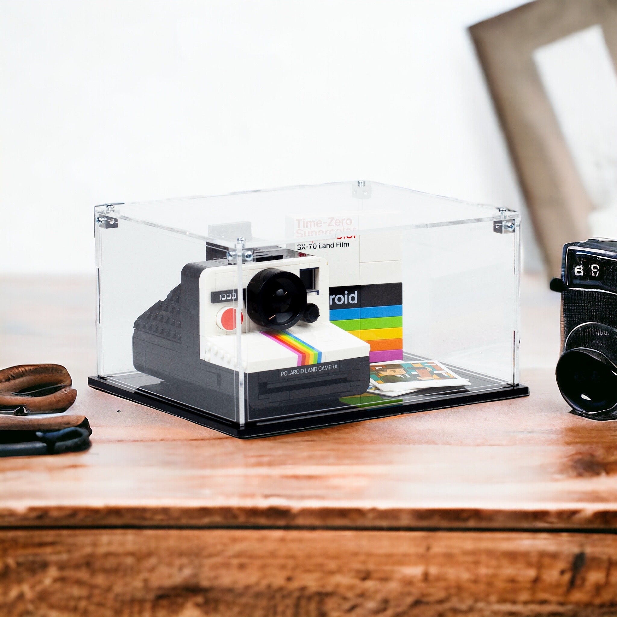 Acrylic Display Case for the LEGO Polaroid OneStep SX-70 Camera