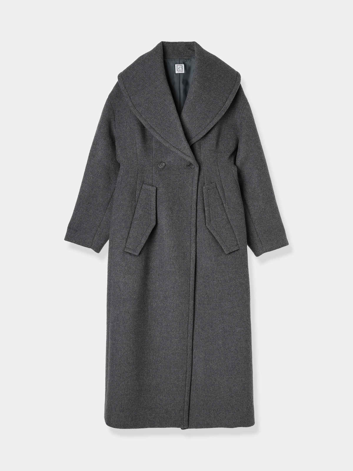 再入荷】Cape collar Narrow line coat – L'AUBE BLANC