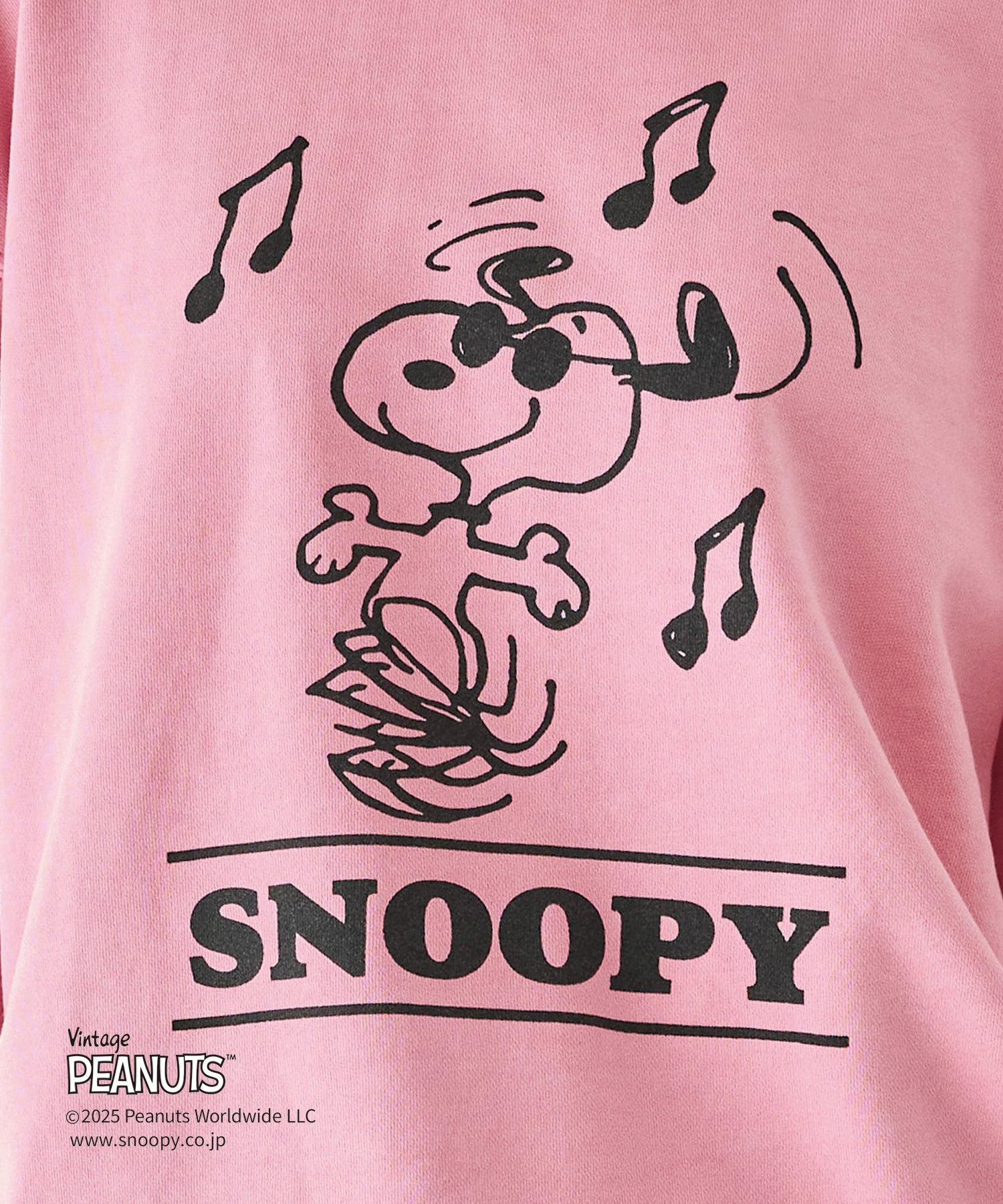 PEANUTS / SNOOPY】別注 music sweat スヌーピーロゴスウェット | ラビ