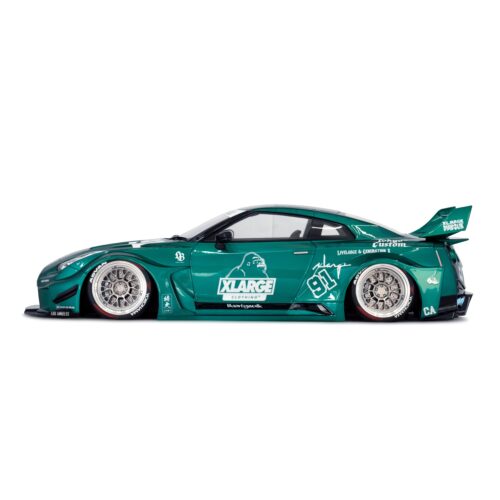 LIBERTY WALK×XLARGE 1/18 Make UP LB-Silhouette WORKS GTR GREEN