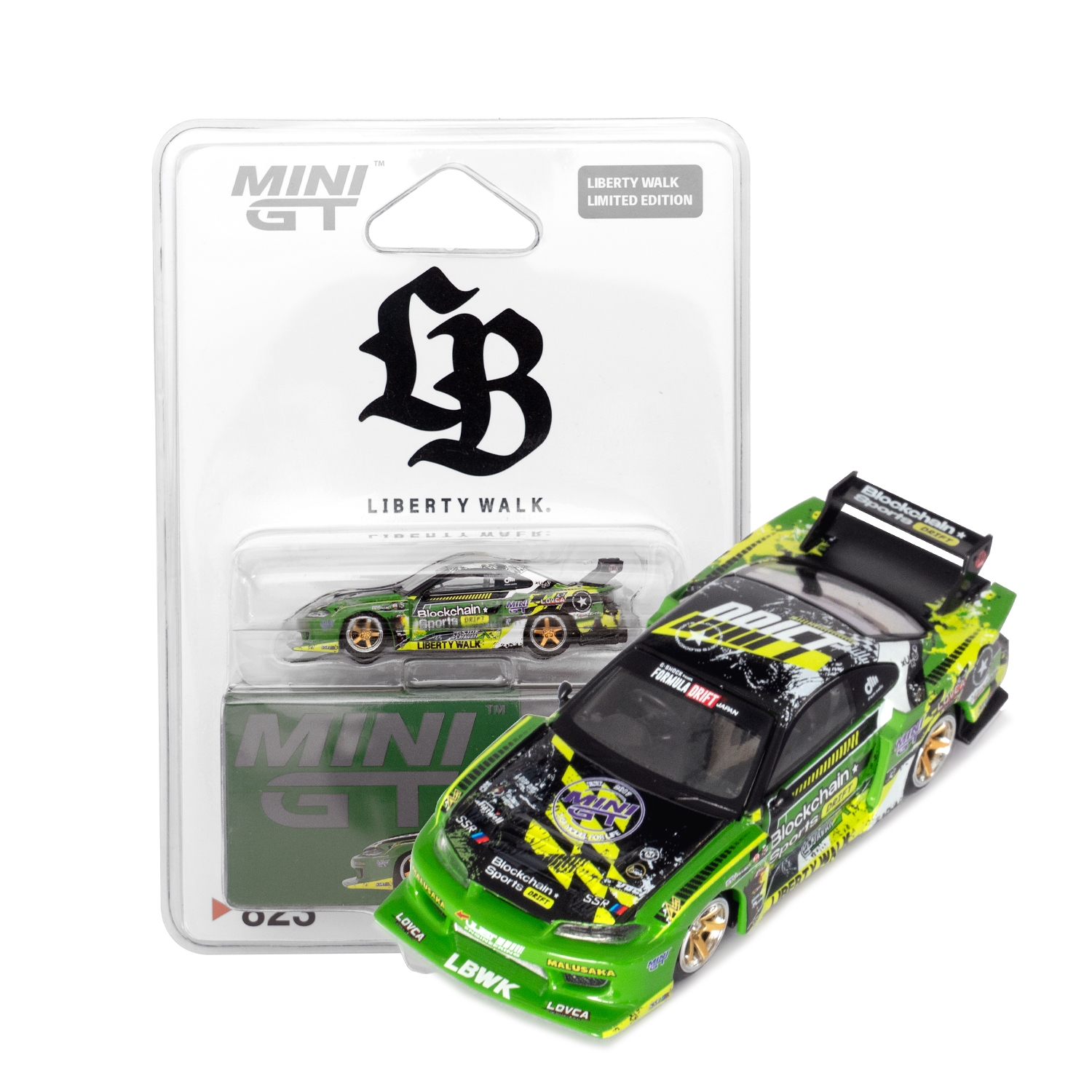 MINI GT 1/64 LB-Super Silhouette S15 SILVIA #555 V2 2024 Formula