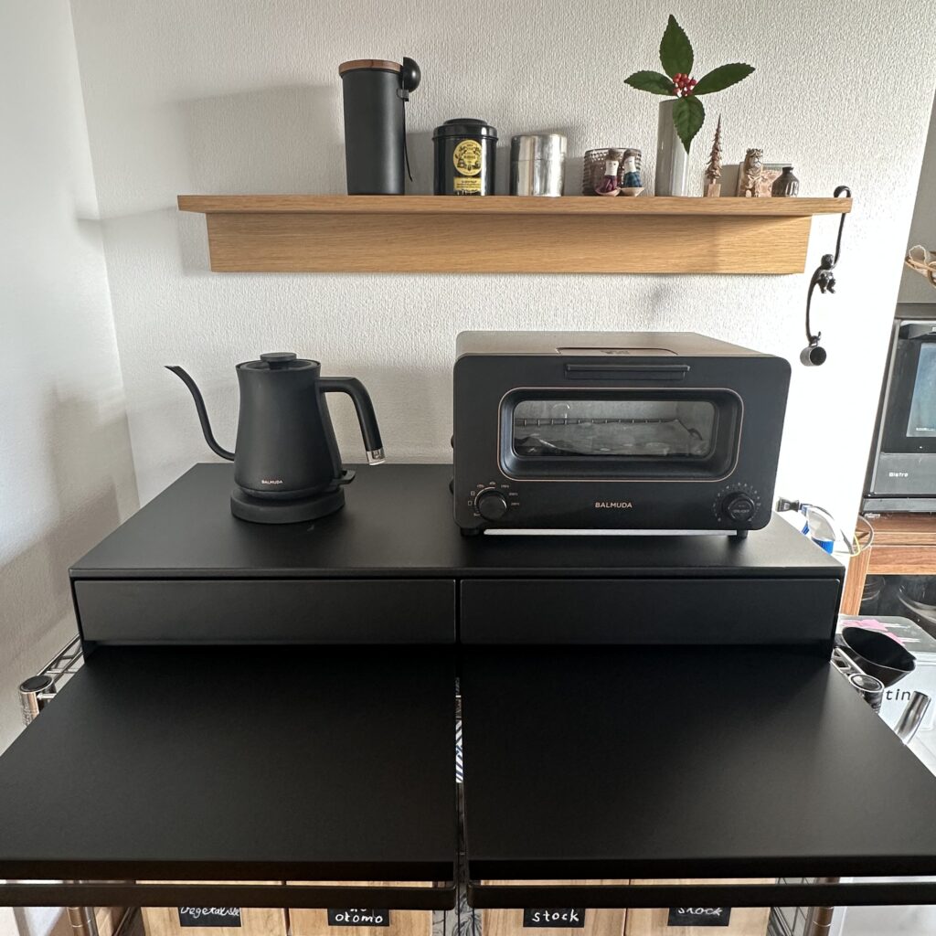キッチン収納＆スペース確保に【tower】ツーウェイ キッチン家電下