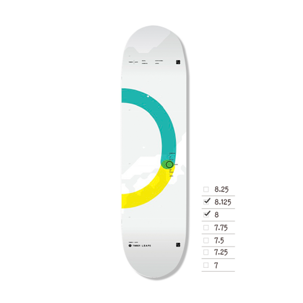 TIMBER X LEAPS DECK - JAPAN 8.0/8.125 – Leapsskateboarding