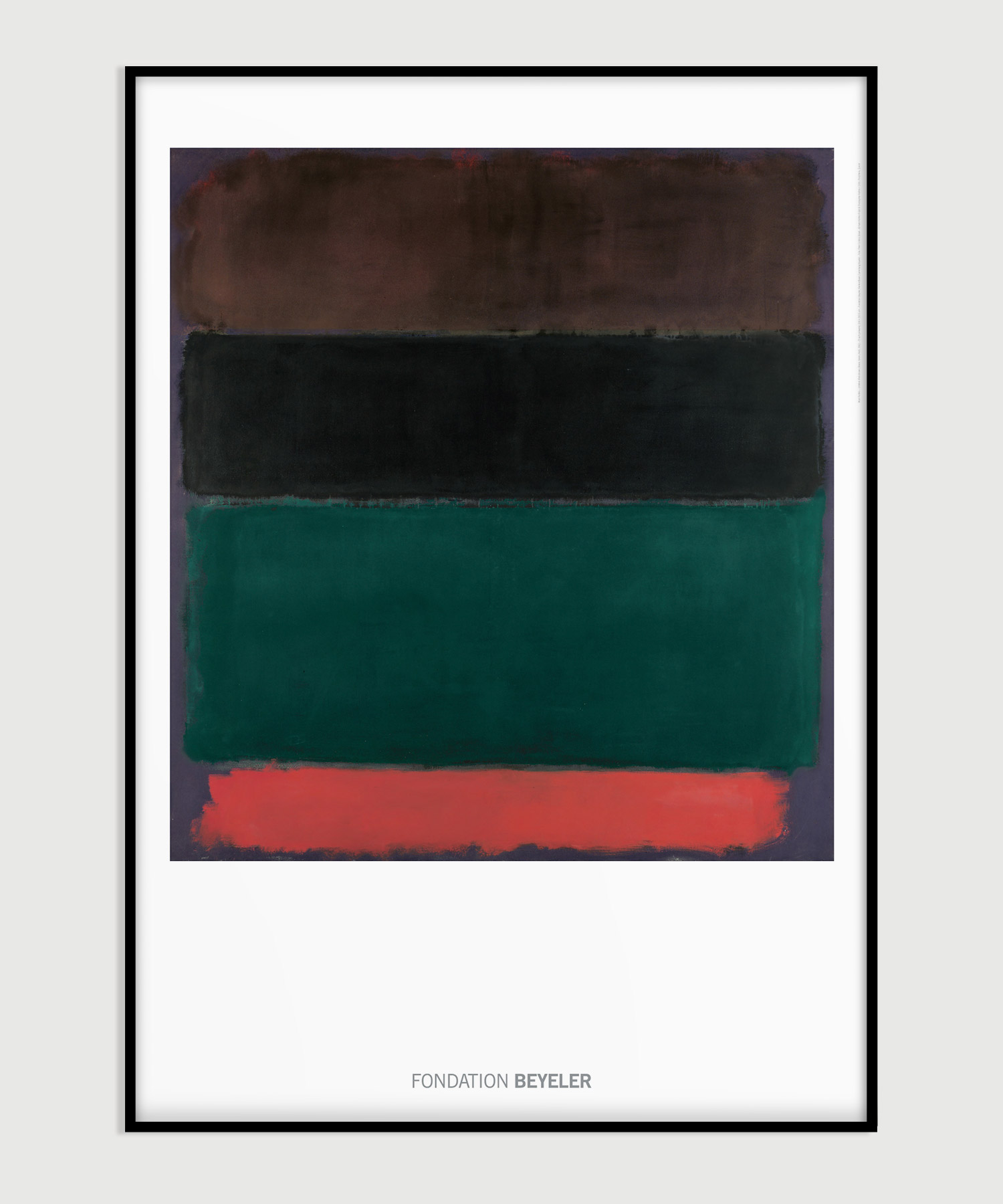 Untitled (Red-Brown, Black, Green, Red), 1962 – マーク・ロスコ