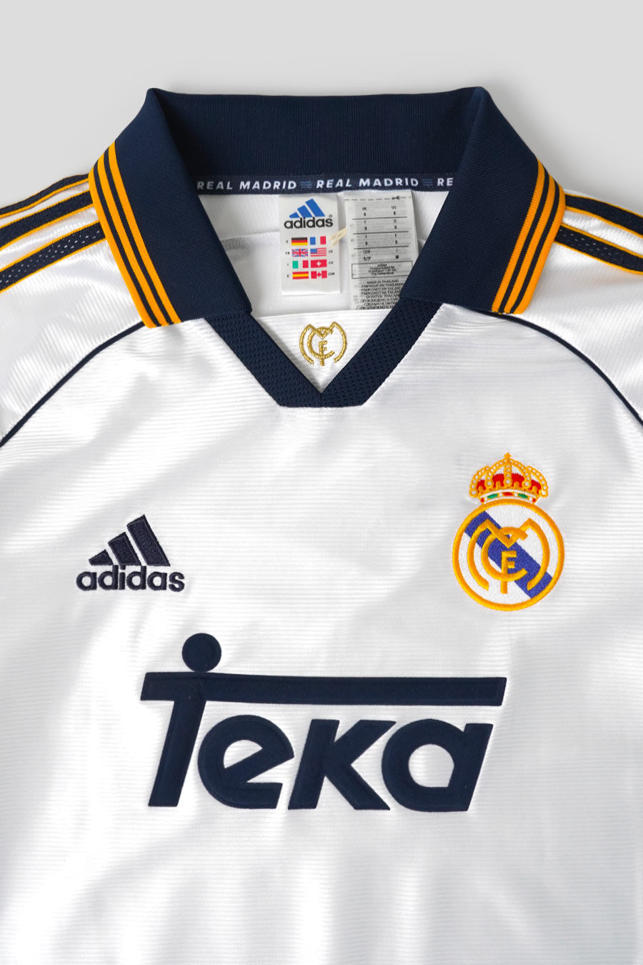 ADIDAS - WHITE REAL MADRID 99/00 JERSEY – LE LABO STORE