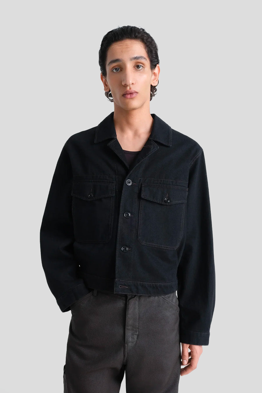 LEMAIRE - BLACK TRUCKER JACKET – LE LABO STORE