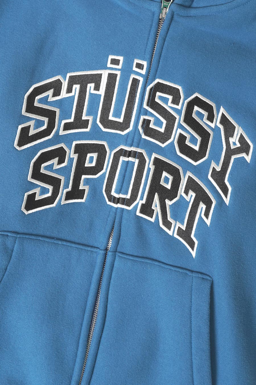 Stussy - BLUE SPORT HOODIE ZIP – LE LABO STORE