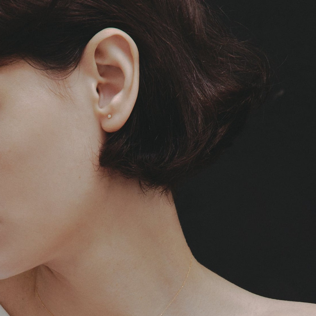 K18 diamond pierce – les bon bon Online store