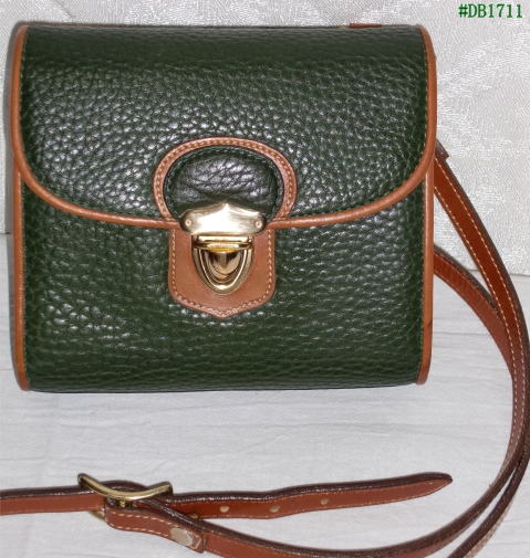 Green Dooney : Green Plaza Bag : All Weather Leather Dooney and