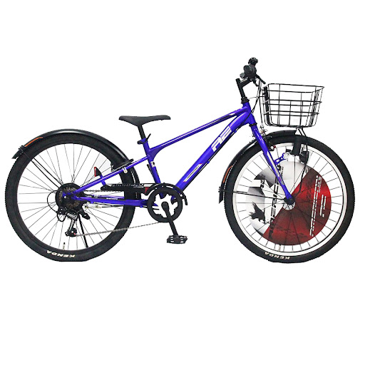 子供用自転車 22インチ 6段変速 LEDダイナモライト