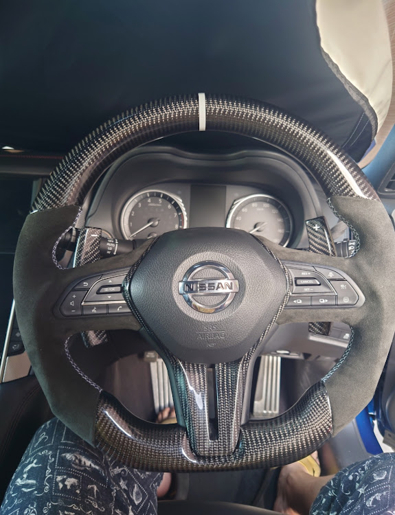 V36 日産スカイライン カーボン 3D プリント シフトパドル アセンブリ