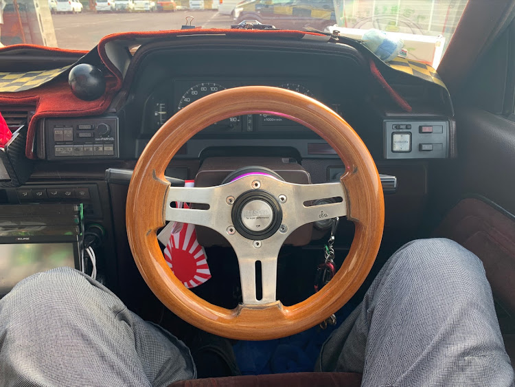 0*3様 oba オバ ウッドステアリング 30Φ 旧車 当時物 OBA ウッド