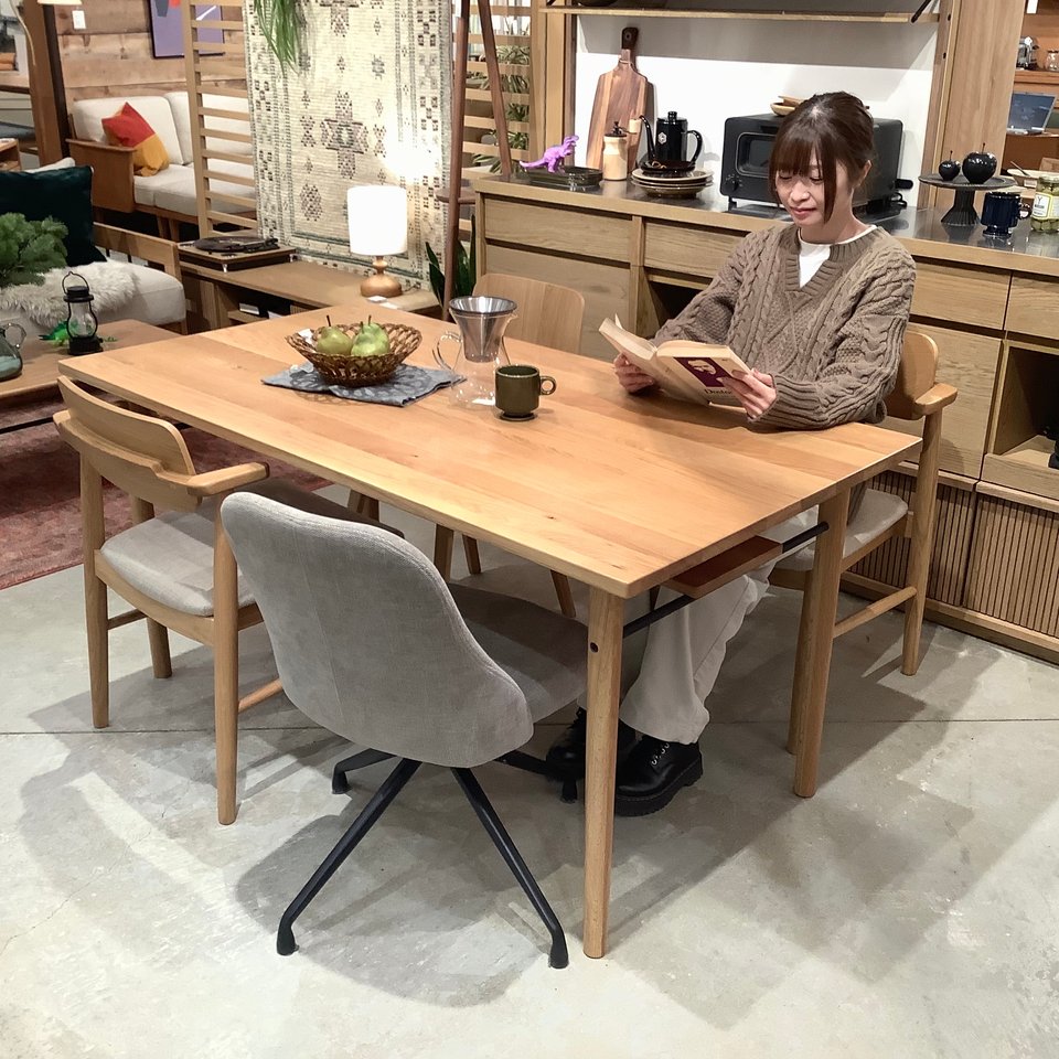 ADDAYダイニングテーブル1500【割引中】 unicoウニコダイニング