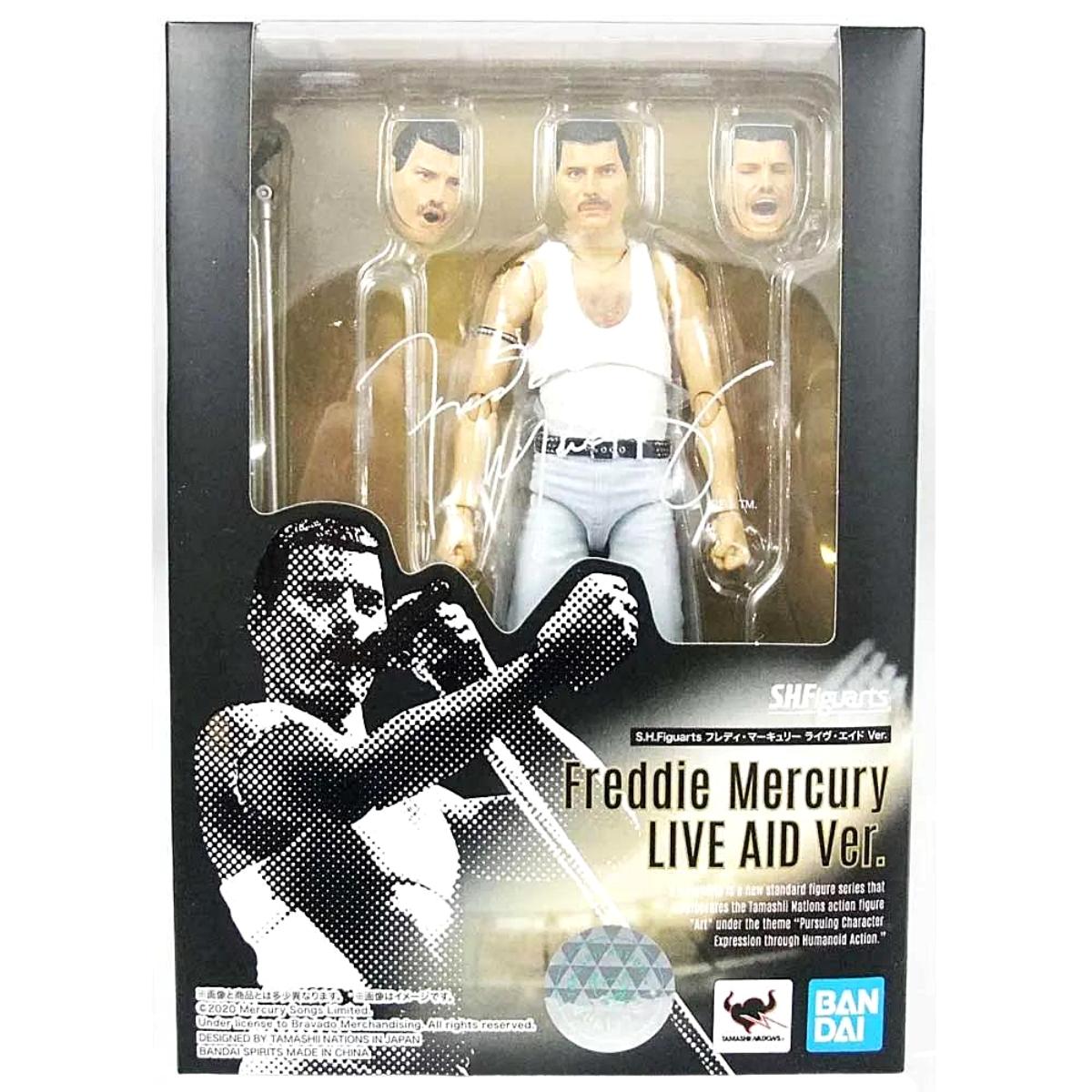 Figura Colecionável Freddie Mercury Live Aid Bandai 58727