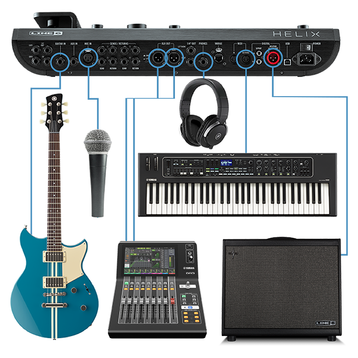 Line 6 | Helix Floor | Guitar Multi-Effects Processor