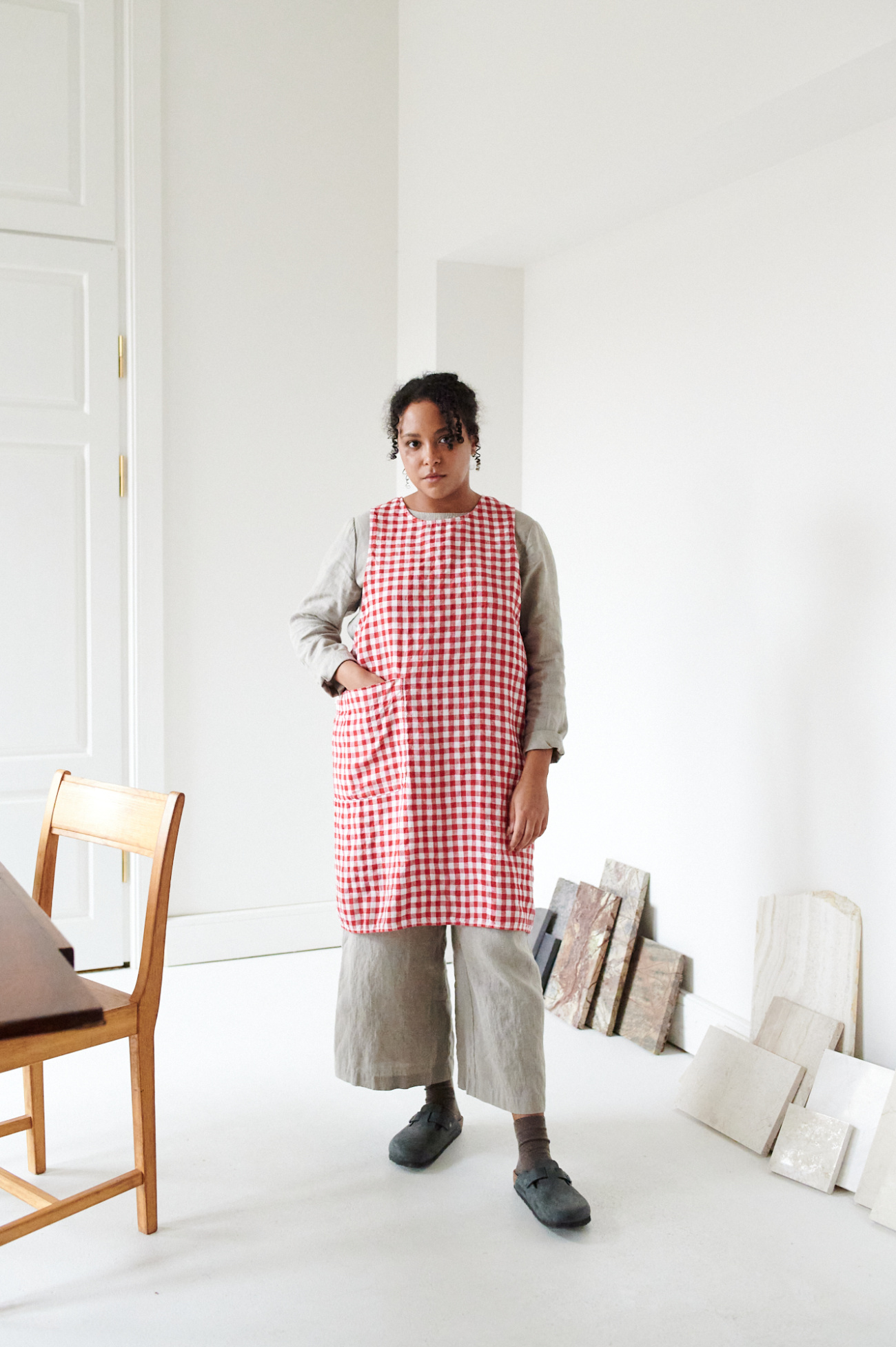 Rita Linen Apron - Linenfox
