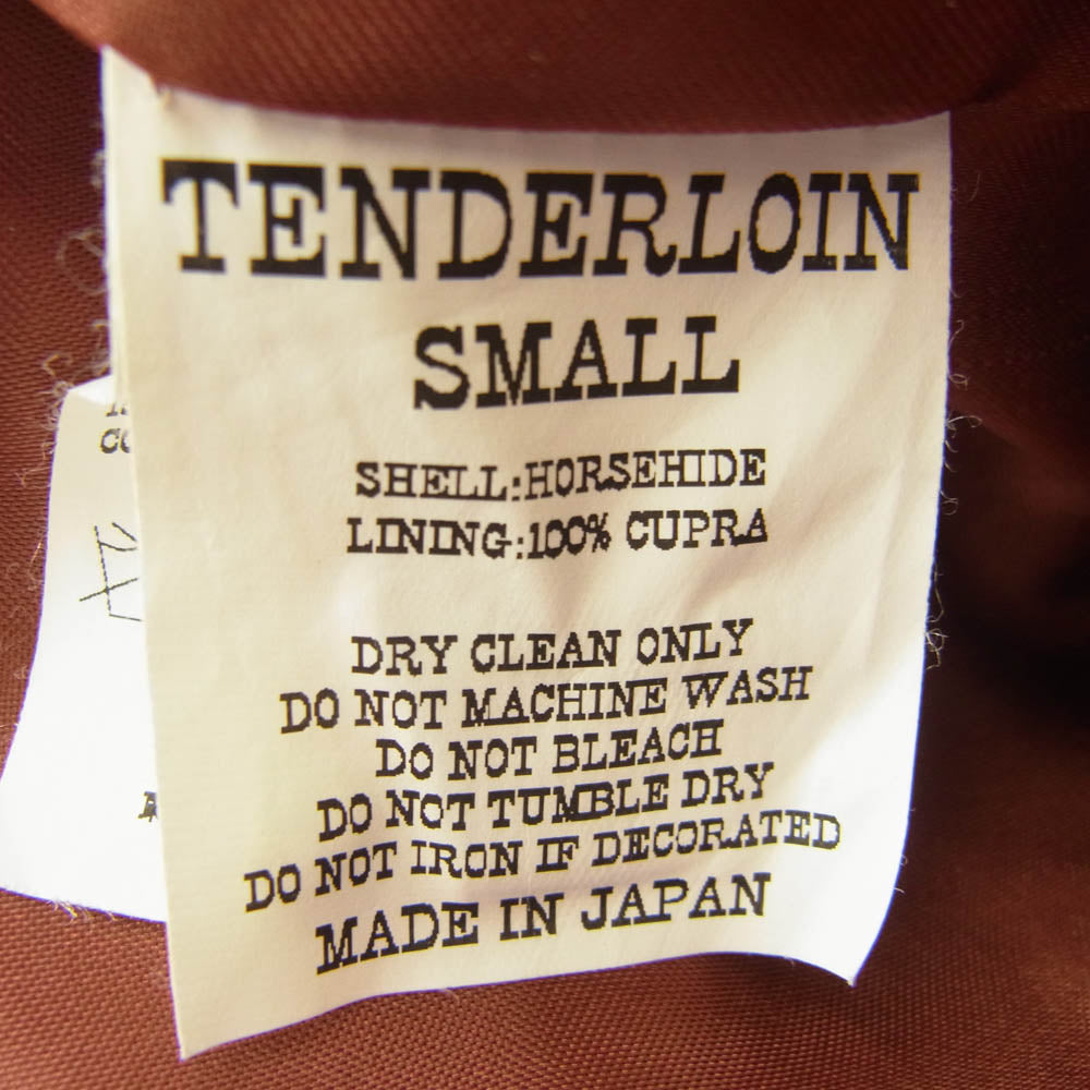 TENDERLOIN テンダーロイン T-HIDE ホースハイド レザージャケット