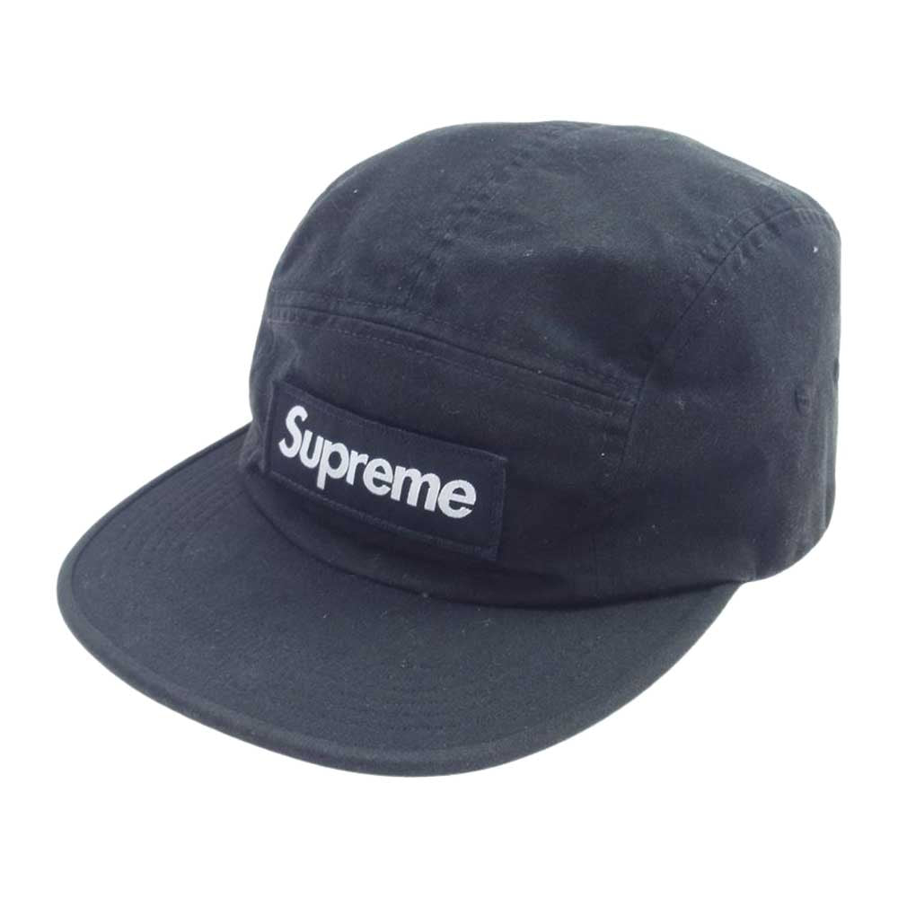 USA製 Supreme シュプリーム ピッグスキン ジェットキャップ黒 USA製