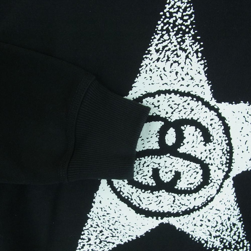 STUSSY STARS CREW ロゴ プリント スウェット トレーナー