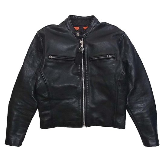 バンソン ストリームライナー付き シングル ライダース ジャケット