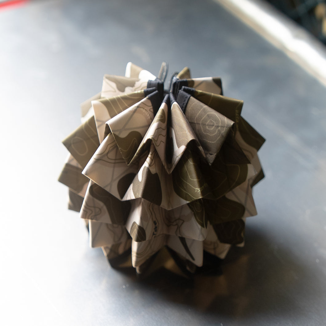 neru design works × solol TOPO camo サンド neru design works