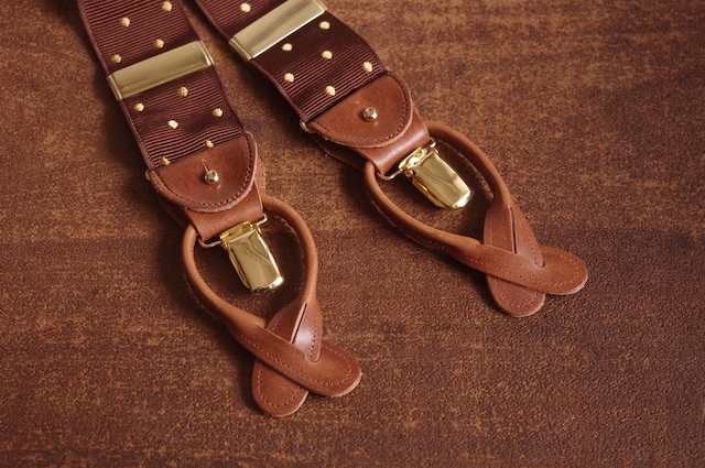 アルバートサーストン(ALBERT THURSTON)の新作サスペンダーが入荷しま