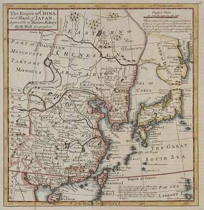 西洋古版日本地図一覧 - カラー