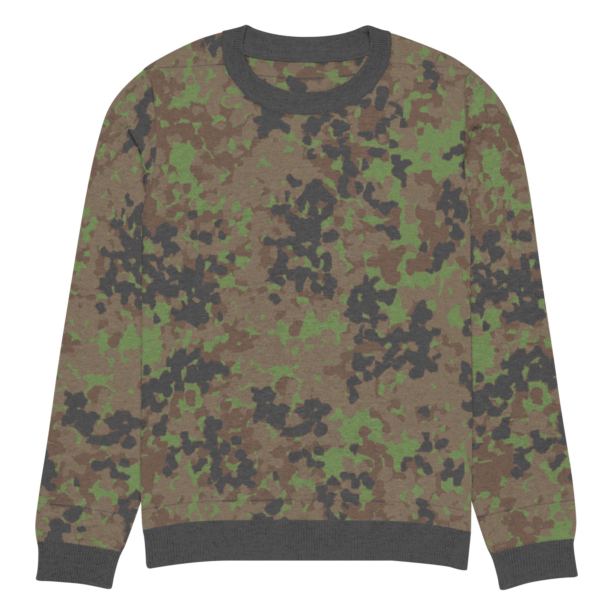 Flecktarn Camo Knit Pullover Sweater - Liberty Maniacs