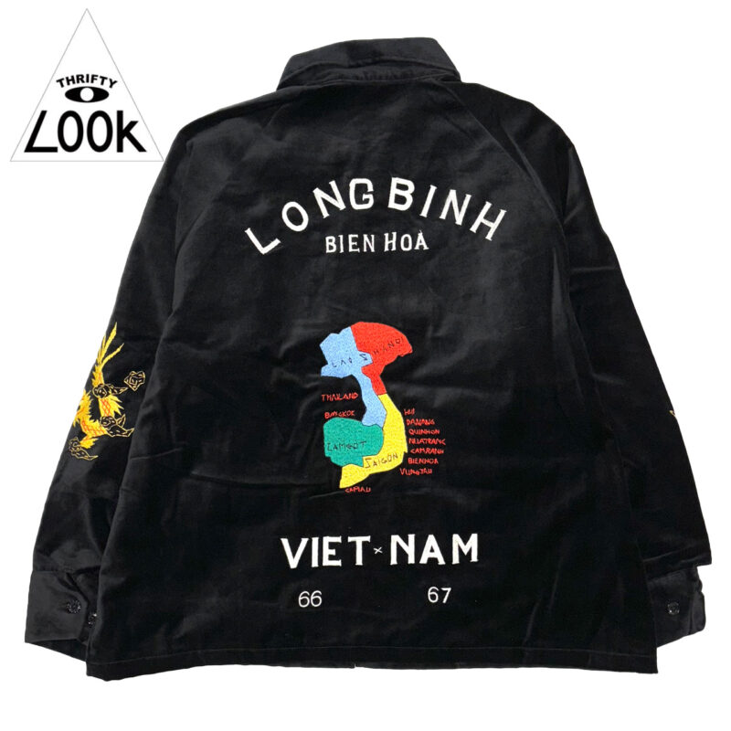 THRIFTYLOOKスリフティルックSOUVENIRVIET-NAMJACKETCOTTONVELOUR