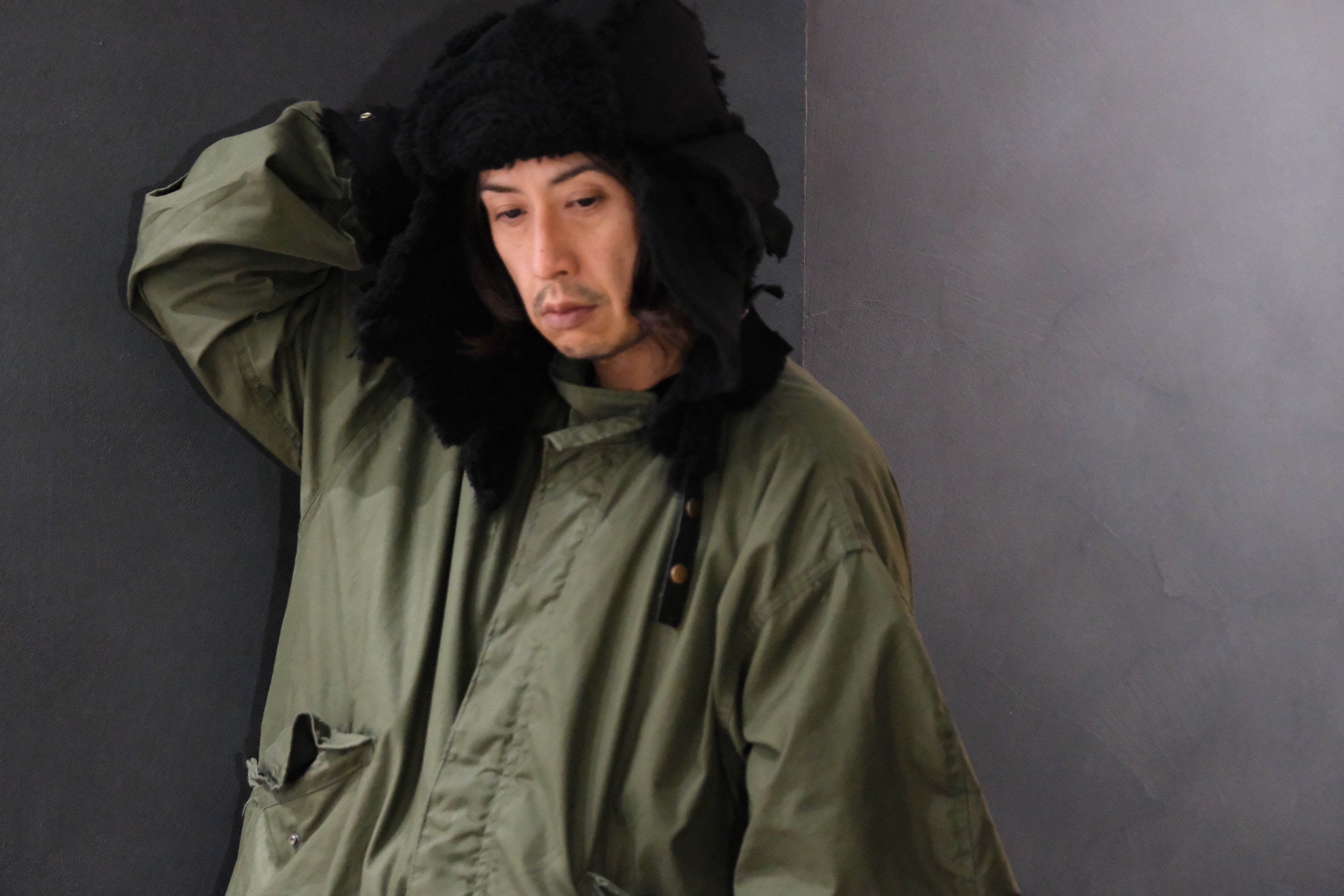GOOD KARMA DEVELOPMENT / MOUTON BOMBER CAP “MOORE” / BLACK – Lister