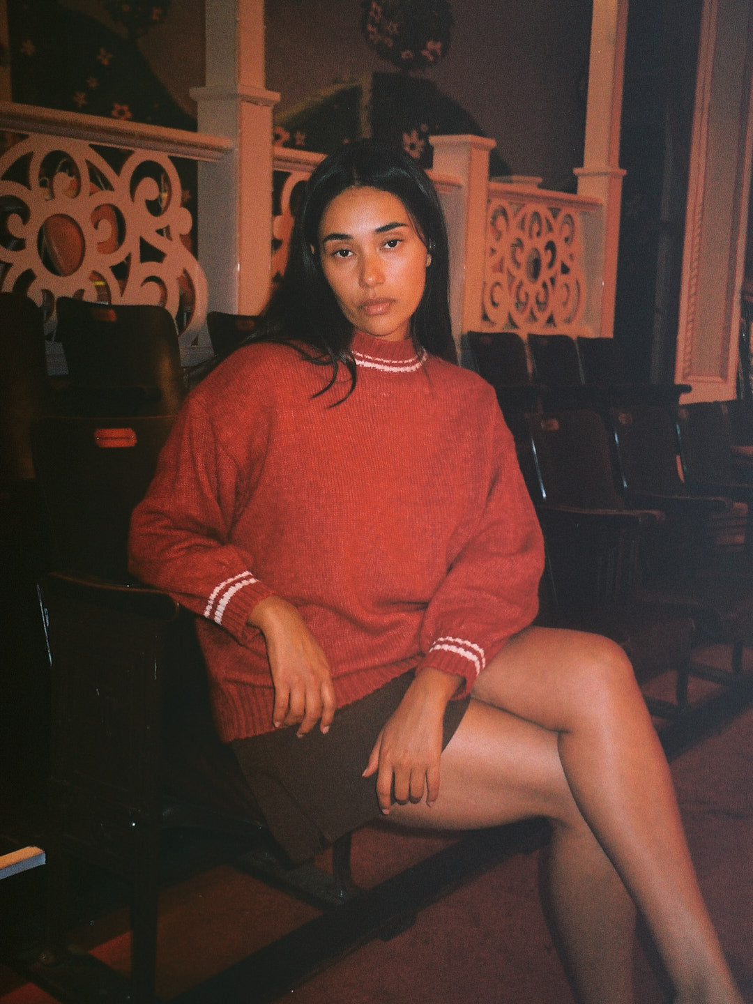 Shani Sweater - Cherry – Lisa Says Gah