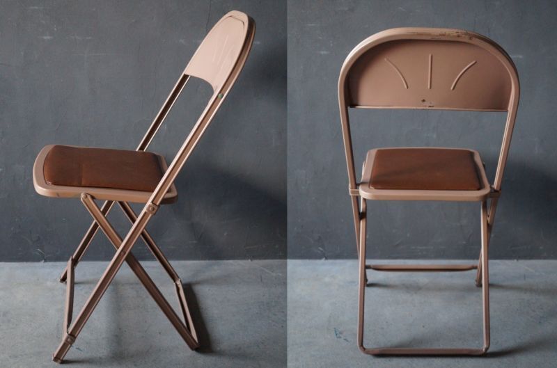 U.S.A. antique HAMPDEN SPELIALTY PRODUCTS Inc. FOLDING CHAIR