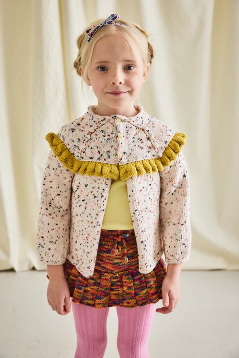 Misha & Puff Ruffled Cardigan Picnic Confetti