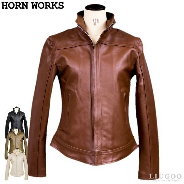 Horn Works 本革 シングルライダース メンズ ホーンワークス 3557