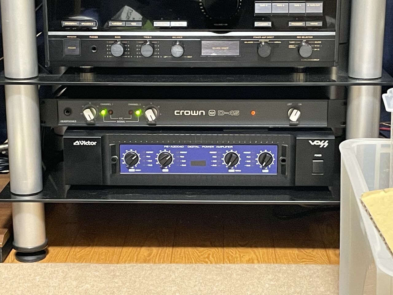 CROWN D-45 が届く : まいまいオーディオ Blog - 中古で揃える
