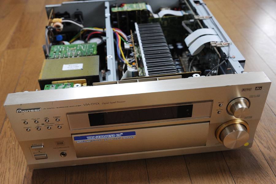 AVアンプリペア、Pioneer VSA-D7EX : Jazz工房Nishimuraの徒然写真日記