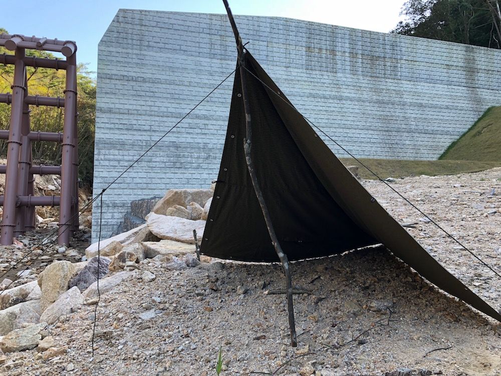 東ドイツ軍幕3枚セット ポンチョテント パップテント 軍幕タープ