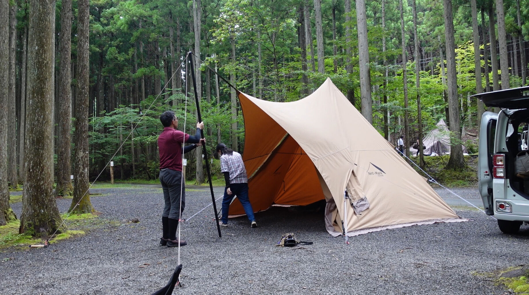 シルス280TC(サーカスTC専用タープ)を使ってみて！ : Biwako Camp