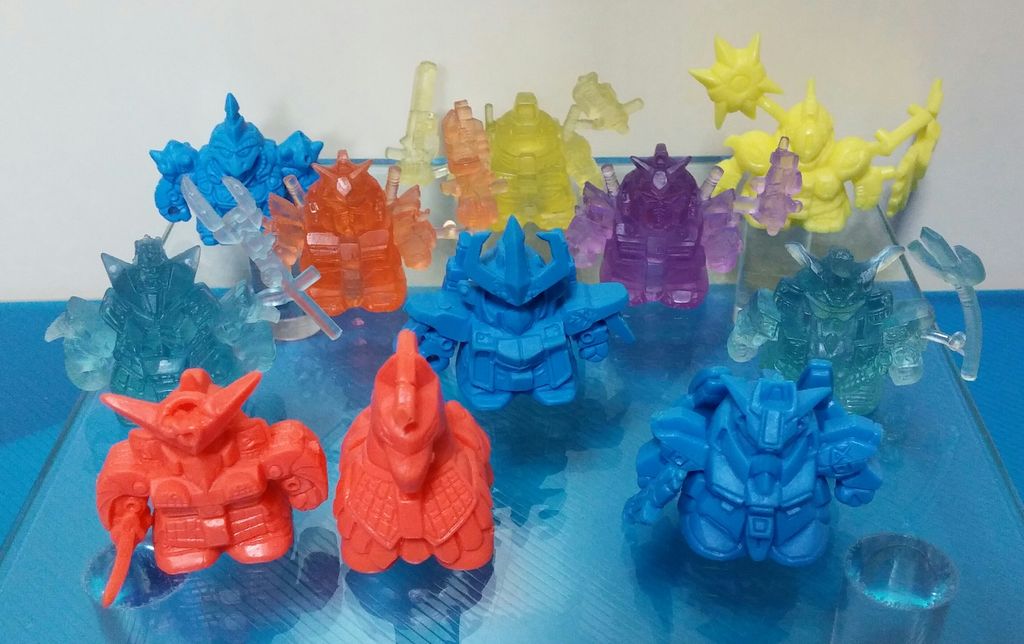 SDガンダム ガン消し part27 マーク27 リスト クリア 台紙 リ・ガズィ