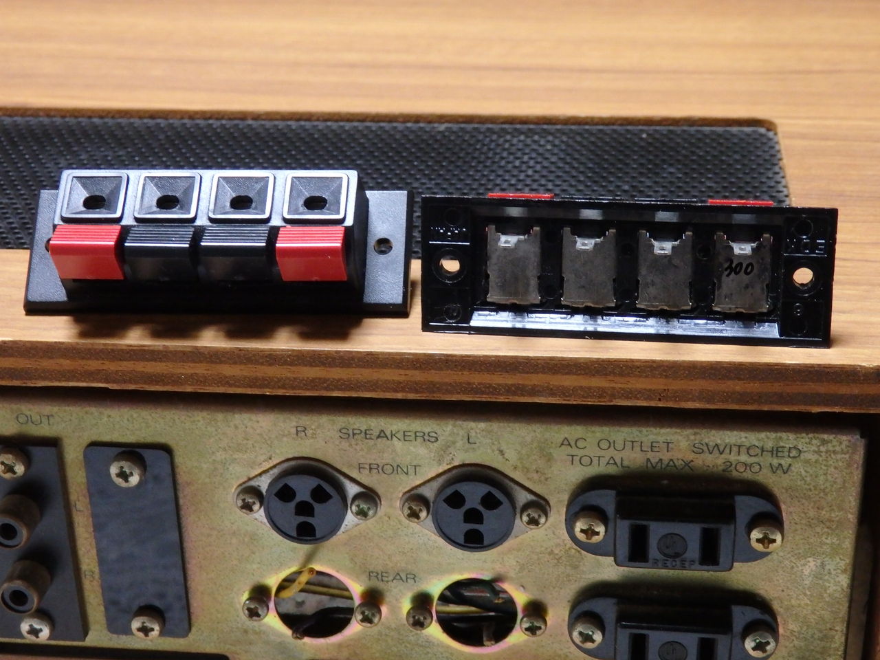 YAMAHA CS-70のスピーカー端子を使いやすくする : BRZで快適生活