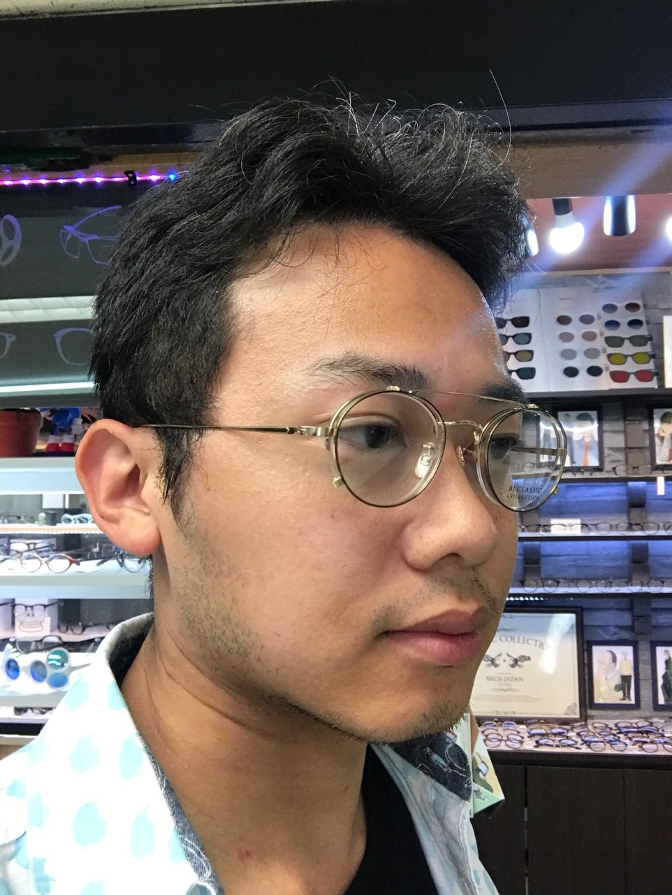 BJのお洒落な跳ね上げ H-301S NT : GILBERT EYEWEAR from 中野