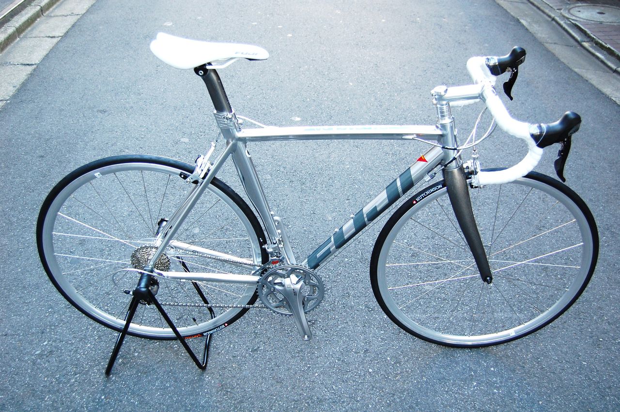希少】FUJI BARRACUDA ハイポリッシュ ロードバイクフレーム 希少