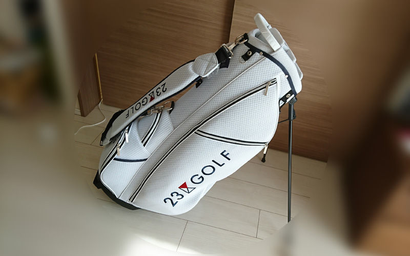 New】23区GOLF・BEST STYLE ! キャディバッグ ホワイト New】23区GOLF