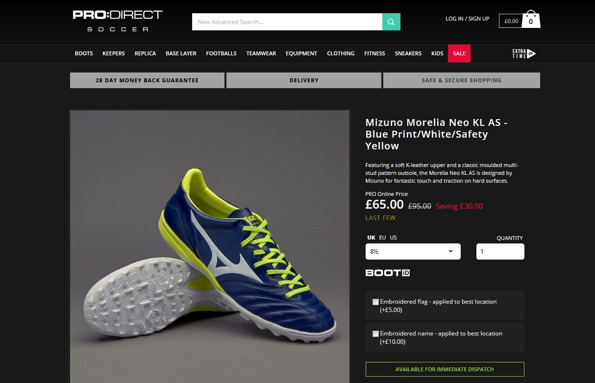 海外限定販売のミズノ モレリアNEO2 KL ASが気になる件 : Kohei's BLOG