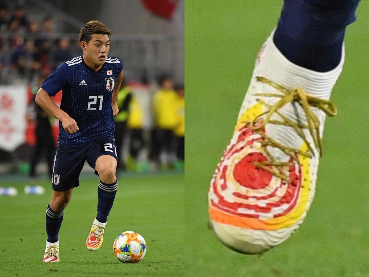 日本代表MF堂安律が特別仕様のPUMAフューチャー19.1を着用 : Kohei's