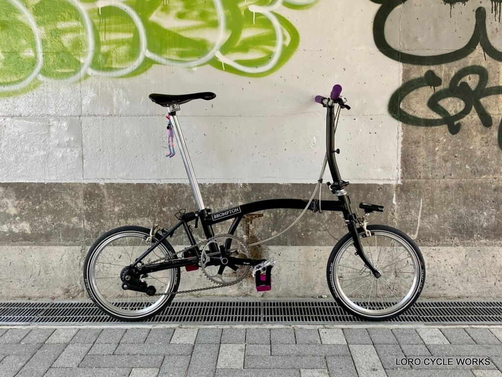ブロンプトン S3E-X RAW カスタム dreambuildbrompton Brompton Raw